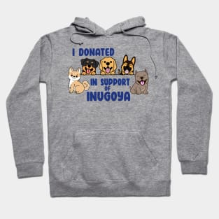 I Donated to Inugoya Multi Dog Design Hoodie